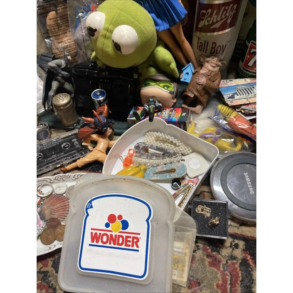 Mixed Lot of Junk Drawer Toys McDonald’s Coins Silver Collections  READ